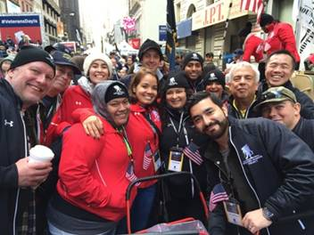 Honoring those who have served and are serving, in this year's Veterans Day Parade